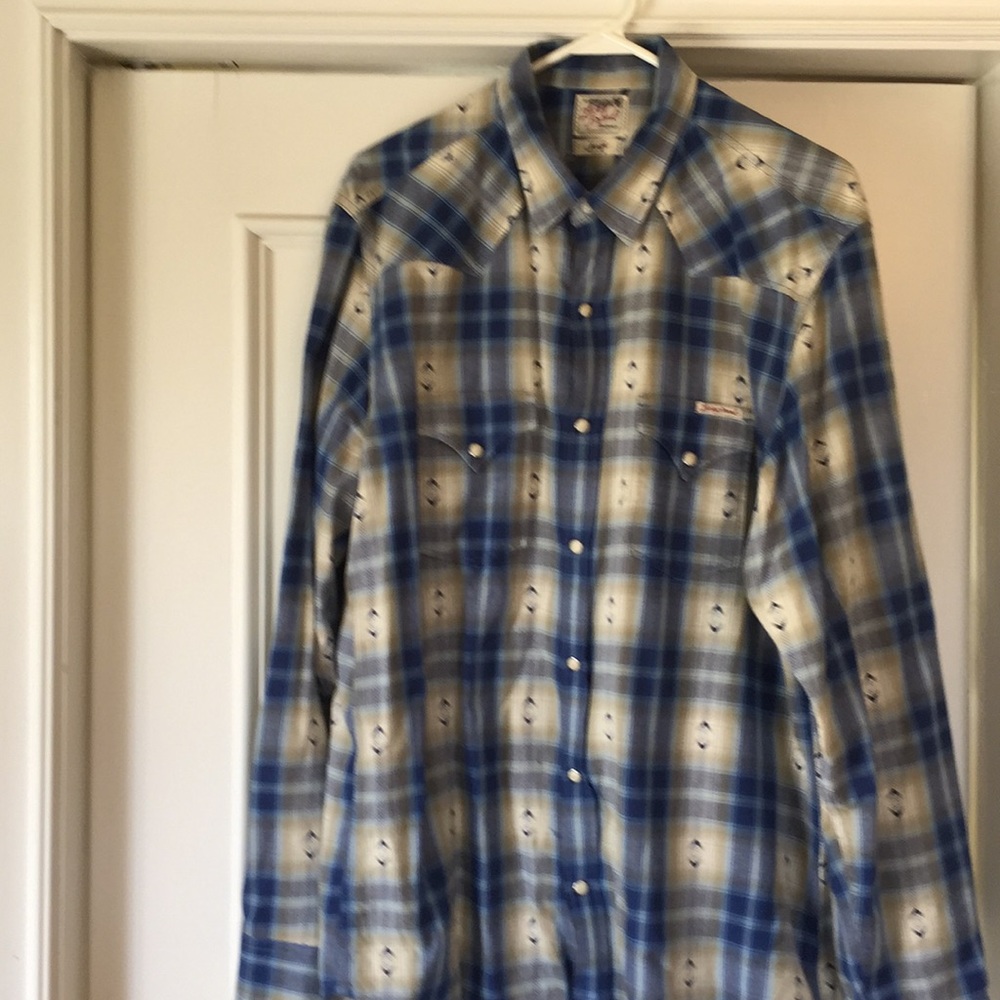 Men’s large Lucky brand Western shirt.